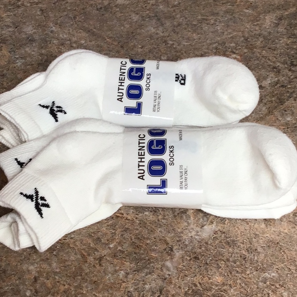 Authentic Logo (Reebok) White Socks